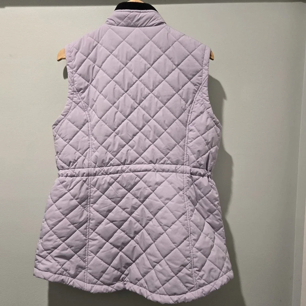 NAUTICA‎ Women's Full Zip 2 Pockets Sleeveless Quilted Vest Purple Size XL